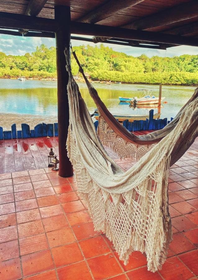 Casinha Azul Caraiva - Casa Completa Na Beira Do Rio Villa Eksteriør billede