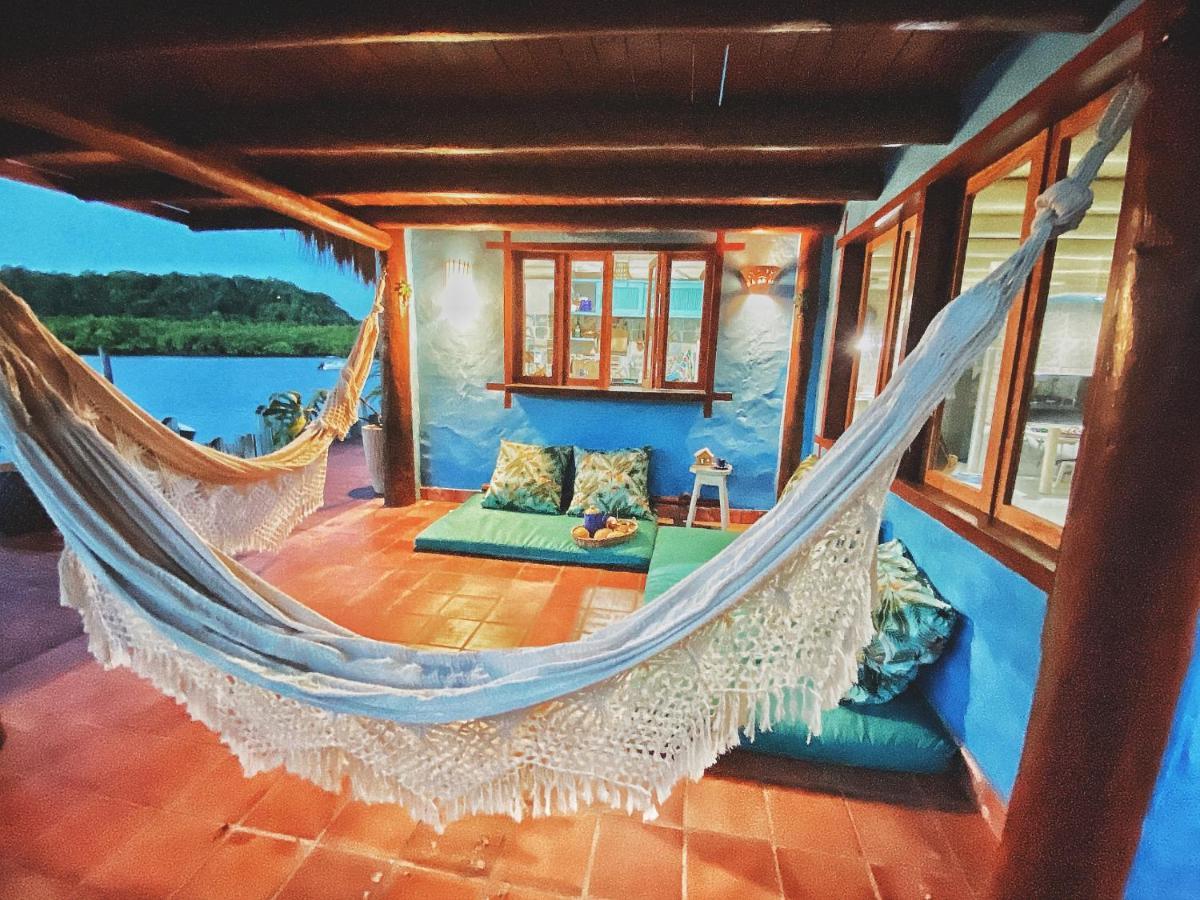 Casinha Azul Caraiva - Casa Completa Na Beira Do Rio Villa Eksteriør billede