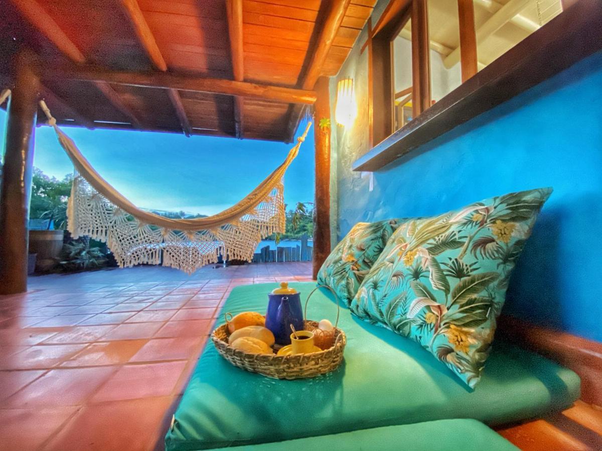 Casinha Azul Caraiva - Casa Completa Na Beira Do Rio Villa Eksteriør billede