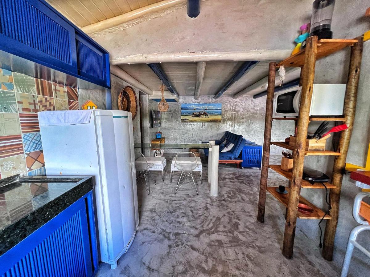 Casinha Azul Caraiva - Casa Completa Na Beira Do Rio Villa Eksteriør billede