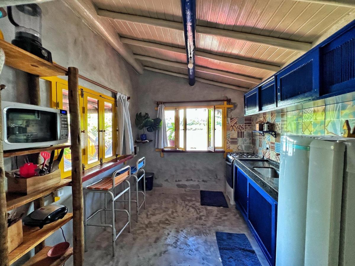 Casinha Azul Caraiva - Casa Completa Na Beira Do Rio Villa Eksteriør billede