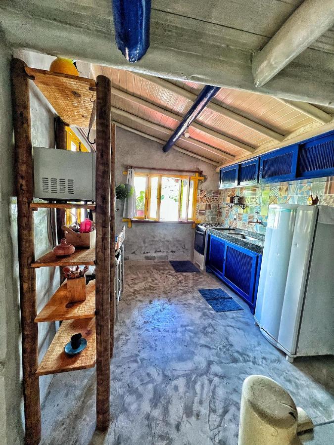 Casinha Azul Caraiva - Casa Completa Na Beira Do Rio Villa Eksteriør billede