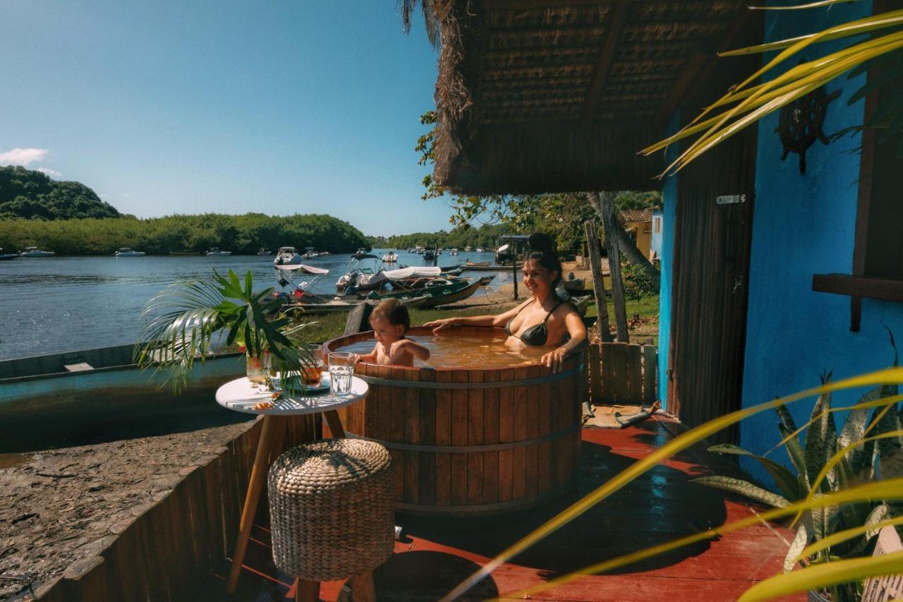 Casinha Azul Caraiva - Casa Completa Na Beira Do Rio Villa Eksteriør billede