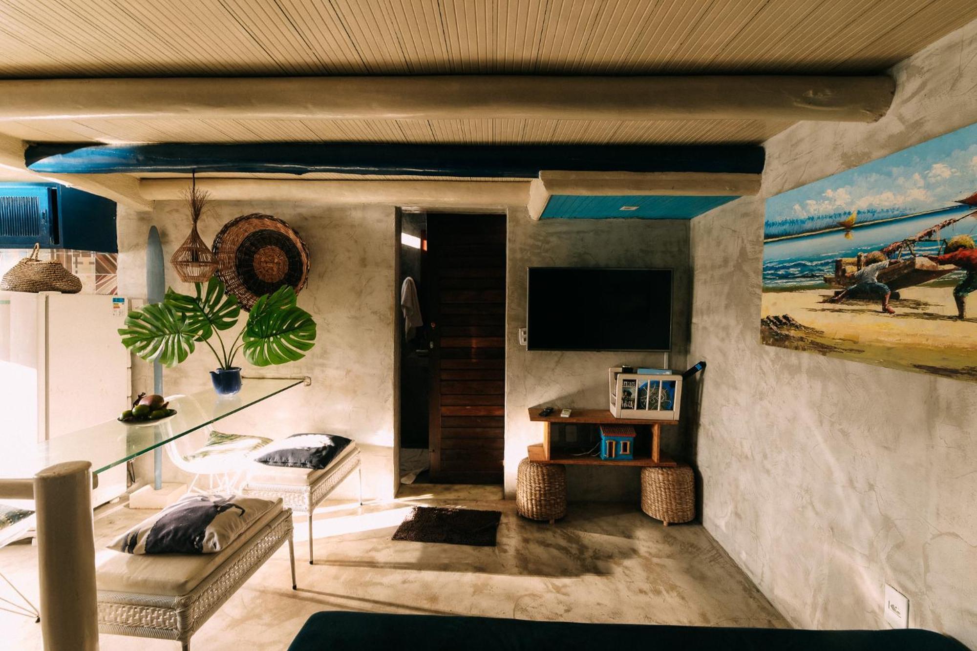 Casinha Azul Caraiva - Casa Completa Na Beira Do Rio Villa Eksteriør billede