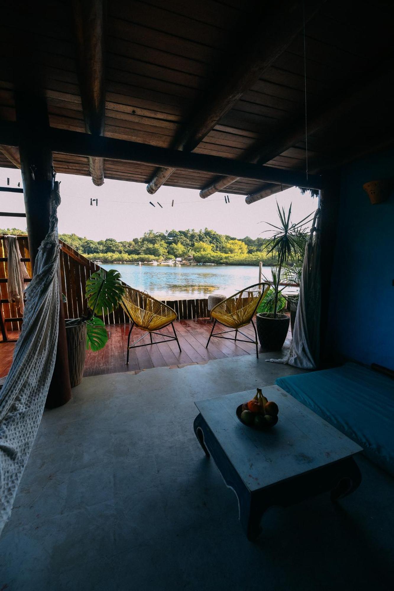 Casinha Azul Caraiva - Casa Completa Na Beira Do Rio Villa Eksteriør billede